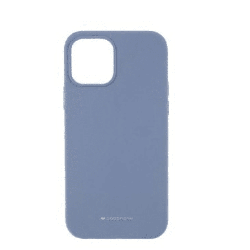 iPhone 12 Pro Max Compatible Case Cover With Premium Smooth Silicone - Lavender Grey