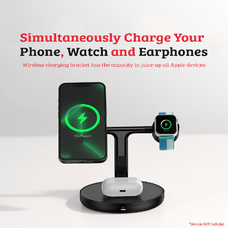 Phone, Watch and Earphones