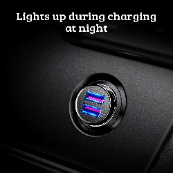 Lights up during charging