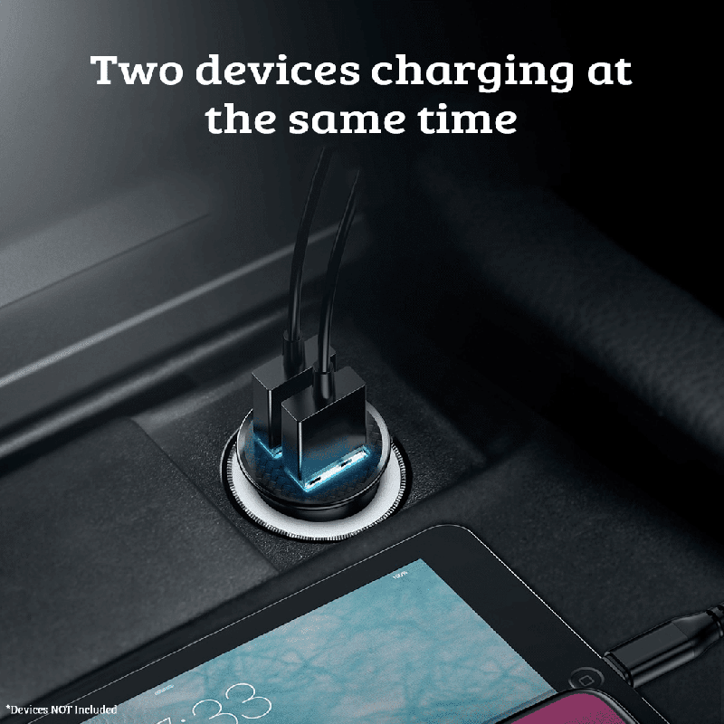 Two devices charging