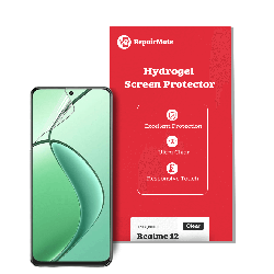 Realme 12 Compatible Hydrogel Screen Protector Full Cover [2 Pack]