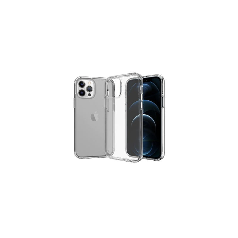 iPhone SE (2020) Compatible Case Cover With Ultimate Shockproof and Military-Grade Protection with Clear Design-Clear Black
