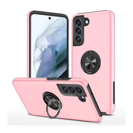 Samsung-Galaxy-S21-FE-5G-Premium-Ring-Holder-Case-pink