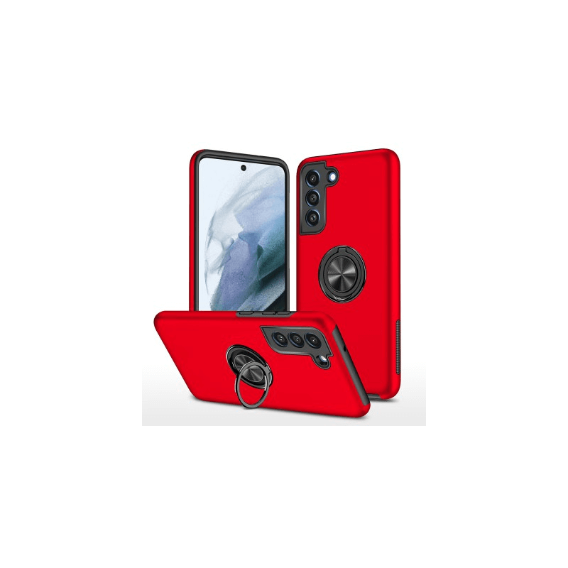 Samsung-Galaxy-S21-FE-5G-Premium-Ring-Holder-Case-red