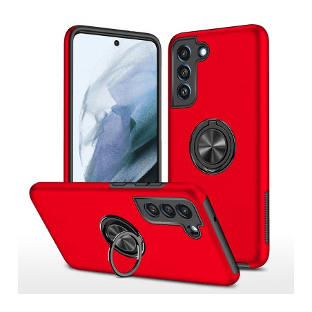 Samsung-Galaxy-S21-FE-5G-Premium-Ring-Holder-Case-red