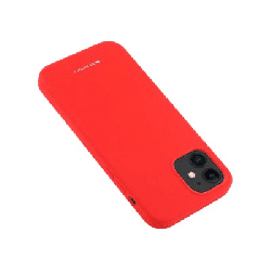 iPhone 12 Mini Compatible Case Cover With Premium Smooth Silicone - Red
