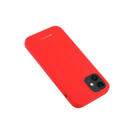 iPhone 12 Mini Compatible Case Cover With Premium Smooth Silicone - Red