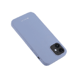 iPhone 12 Mini Compatible Case Cover With Premium Smooth Silicone - Lavender Grey