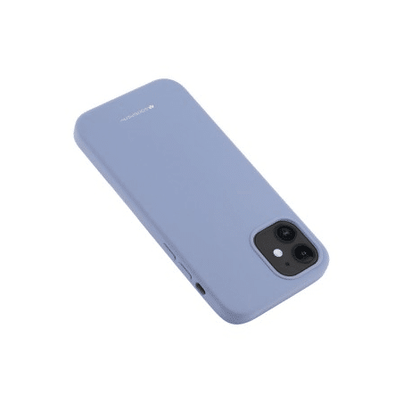 iPhone 12 Mini Compatible Case Cover With Premium Smooth Silicone - Lavender Grey