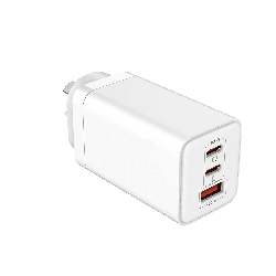 GaN Enabled 65W Dual USB-C Charging Adapter - White