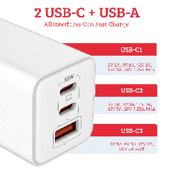 2 USB-C + USB-A