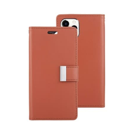iPhone-11-Pro-Max-Mercury-Rich-Foldable-Diary-Case-brown