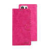 Samsung Galaxy S23 Ultra Compatible Case Cover with Mercury Blue Moon Diary Wallet - HotPink