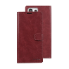 Samsung Galaxy S23 Ultra Compatible Case Cover with Mercury Blue Moon Diary Wallet - Wine