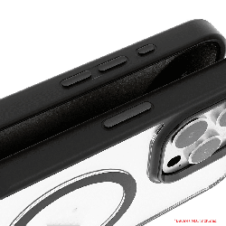 Metal Camera Lens Magnetic Transparent Magsafe Case for iPhone