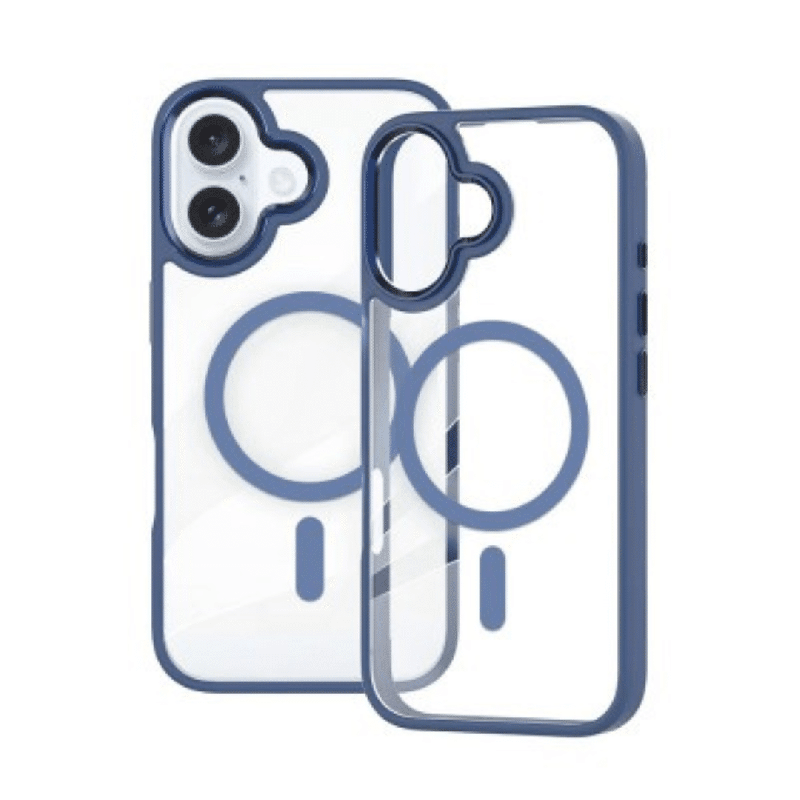 iPhone 16 Compatible Case Cover With Shockproof Metal Camera Lens Transparent Protection And Compatible With Magsafe Technology 