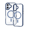 iPhone 16 Compatible Case Cover With Shockproof Metal Camera Lens Transparent Protection And Compatible With Magsafe Technology 