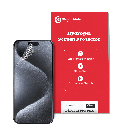 iPhone 16 Pro Max Compatible Hydrogel Screen Protector Full Cover
