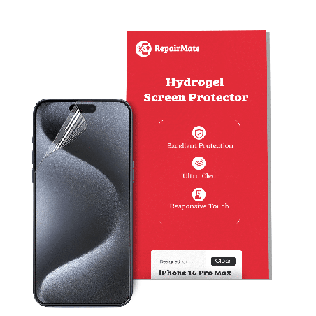 iPhone 16 Pro Max Compatible Hydrogel Screen Protector Full Cover