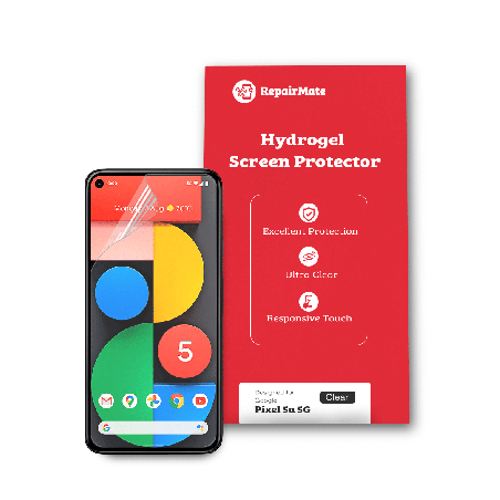 Google Pixel 5a 5G Compatible Hydrogel Screen Protector Full Cover [2 Pack]