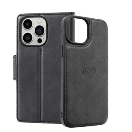 iPhone 16 Plus PU Leather Wallet Case Cover with Magnetic Flip Front Screen Cover, Multiple Card Holder & Strong Shockproof Prot