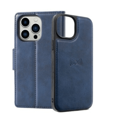 iPhone 16 Plus PU Leather Wallet Case Cover with Magnetic Flip Front Screen Cover, Multiple Card Holder & Strong Shockproof Prot