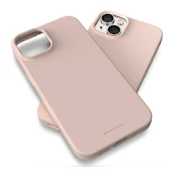 iPhone 16 Plus Compatible Case Cover With Soft Feeling Jelly And Stylish Design - Pink
