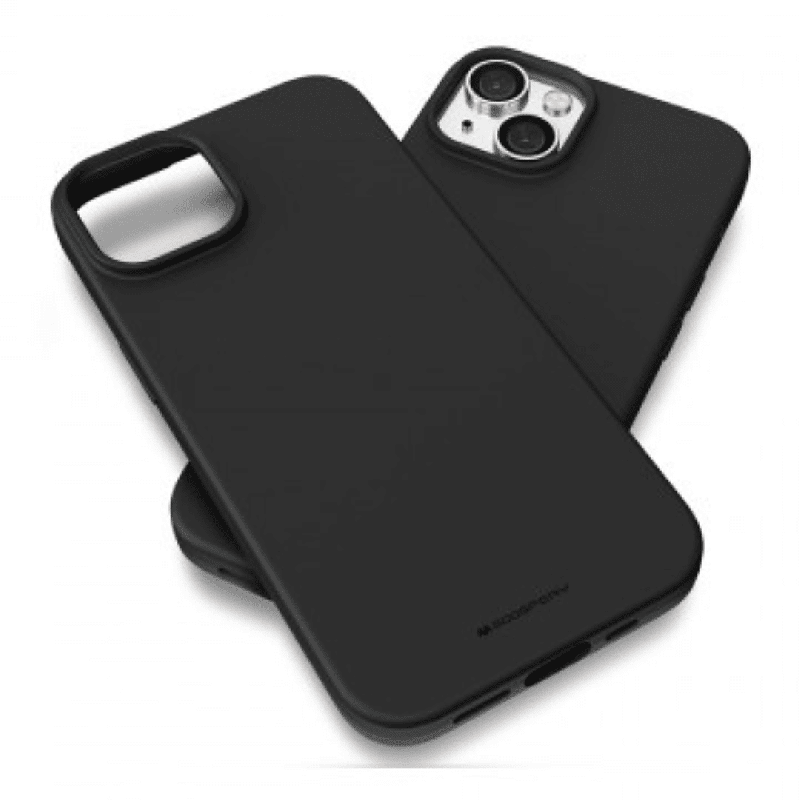 iPhone 16 Pro Compatible Case Cover With Soft Feeling Jelly And Stylish Design - Black