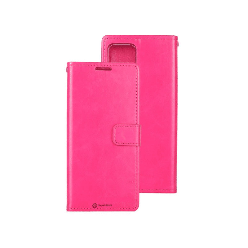 iPhone 16 Plus Compatible Case Cover With Premium Rich Diary - Hot Pink