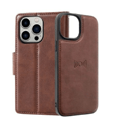 iPhone 16 Plus PU Leather Wallet Case Cover with Magnetic Flip Front Screen Cover, Multiple Card Holder & Strong Shockproof Prot