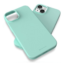 iPhone 16 Compatible Case Cover With Soft Feeling Jelly And Stylish Design - Mint