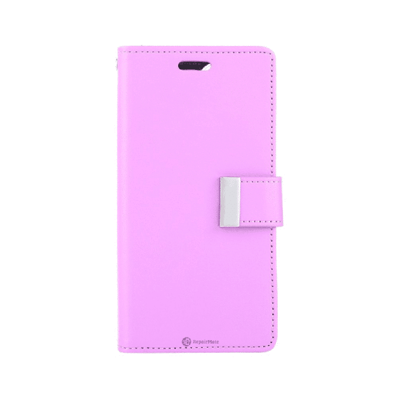 iPhone 16 Pro Max Compatible Case Cover With Premium Rich Diary - Purple