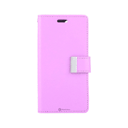 iPhone 16 Pro Max Compatible Case Cover With Premium Rich Diary - Purple