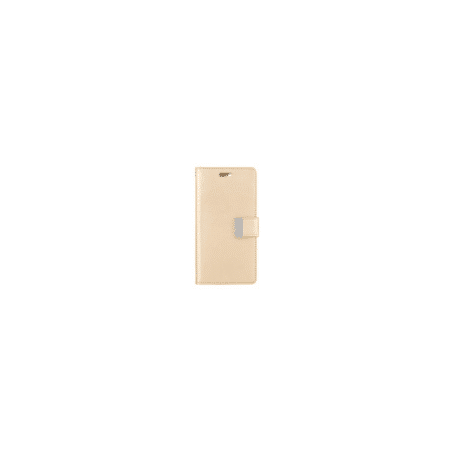 iPhone 16 Plus Compatible Case Cover With Premium Rich Diary - Gold