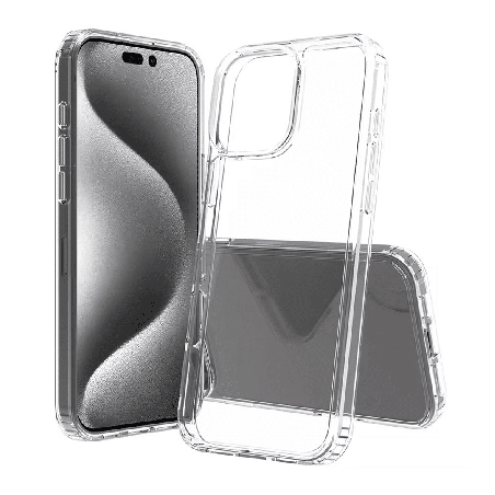 iPhone 16 Pro Max Compatible Case Cover With High Quality Acrylic + TPU Hybrid Transparent Case