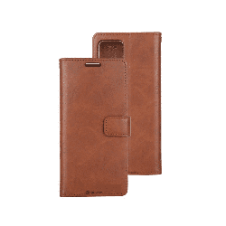 iPhone 16 Plus Compatible Case Cover With 2 in 1 Detachable Magnetic And Flip Leather Wallet - Brown