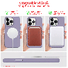 Liquid Silicone Case Cover with Magnetic Ring for iPhone
