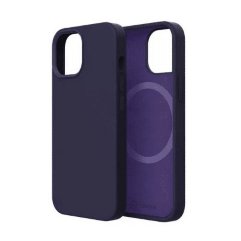 iPhone 14 Pro Max Soft Liquid Silicone Case Cover Non-Toxic, Anti-Stains, Drop-Proof With MagSafe Compatibility - Violet