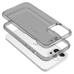 iPhone 14 Plus Strong Drop-Resistant Case Cover Shock & Scratch Protection with Wireless Charging Compatibility - Transparent