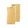 iPhone 16 Compatible Case Cover With 2 in 1 Detachable Magnetic Flip Leather Wallet - Rose Gold