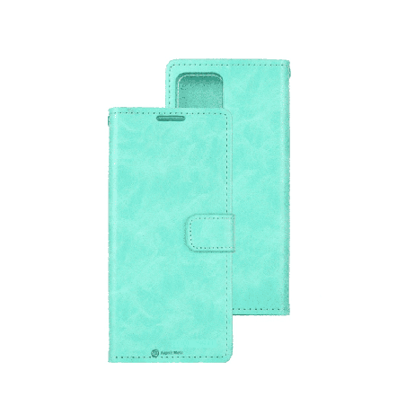iPhone 16 Pro Max Compatible Case Cover With Premium Rich Diary And Stylish Design - Mint