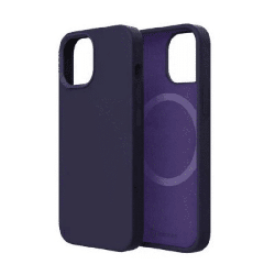 iPhone 14 Pro Max Soft Liquid Silicone Case Cover Non-Toxic, Anti-Stains, Drop-Proof With MagSafe Compatibility - Violet