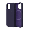 iPhone 14 Pro Max Soft Liquid Silicone Case Cover Non-Toxic, Anti-Stains, Drop-Proof With MagSafe Compatibility - Violet