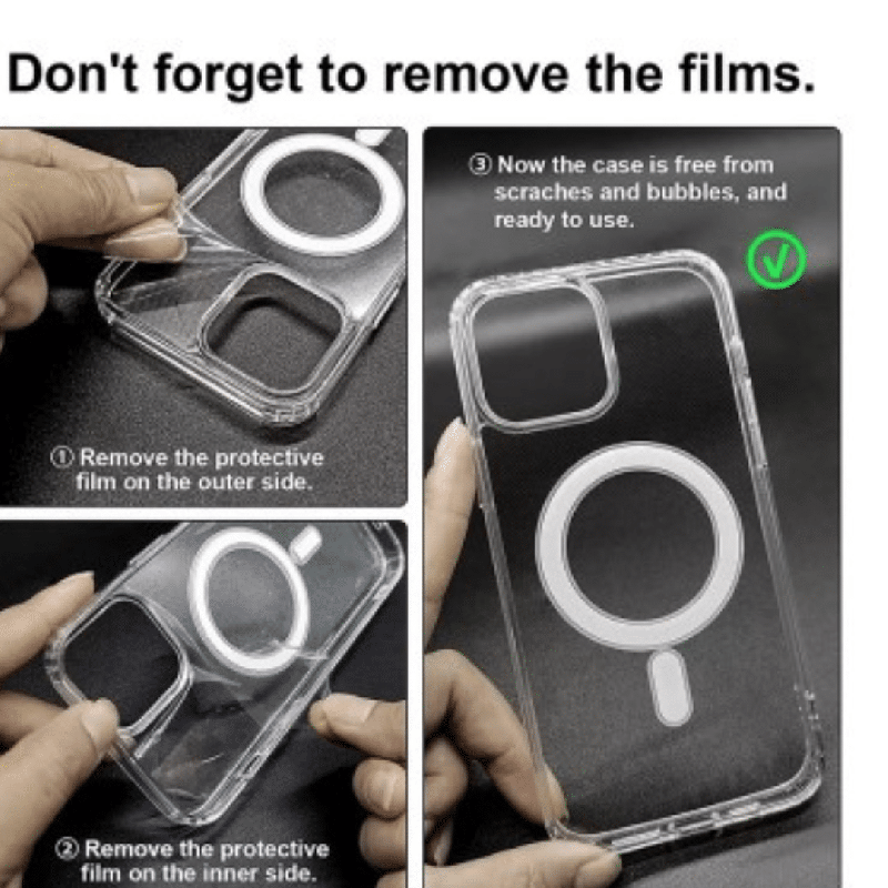 iPhone 14 Plus Compatible Case Cover With Heavy Duty Transparent And Compatible With MagSafe Technology (3)