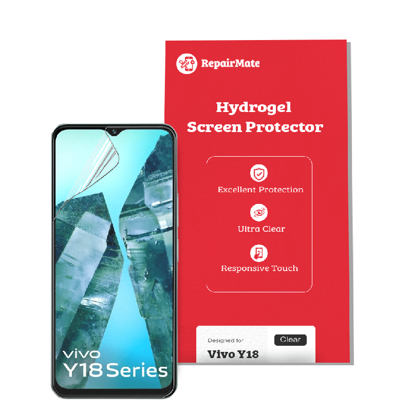 Vivo Y18 Compatible Hydrogel Screen Protector Full Cover