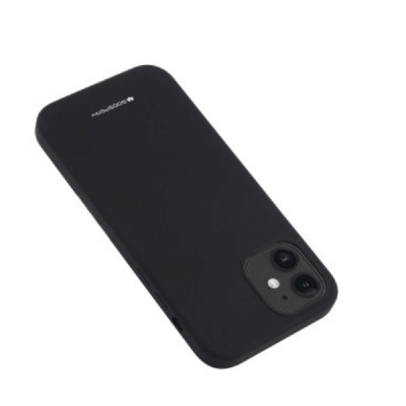 iPhone 12 Mini Compatible Case Cover With Silicone - Black