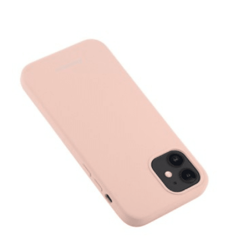 iPhone 12 Mini Compatible Case Cover With Silicone - Pink Sand