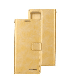 iPhone 12 mini Compatible Case Cover With Bluemoon Diary - Gold