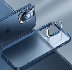 iPhone 12 Mini Compatible Case Cover With Invisible Bracket Protection - Blue