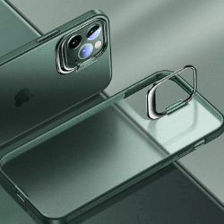 iPhone 12 Mini Compatible Case Cover With Invisible Bracket Protection - Green